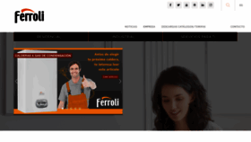What Ferroli.es website looked like in 2019 (4 years ago)