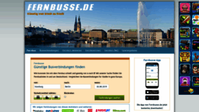 What Fernbusse.de website looked like in 2019 (4 years ago)