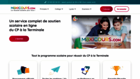 What Famille-comprise.maxicours.com website looked like in 2019 (4 years ago)
