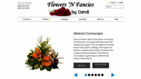 What Flowersnfanciesbycaroll.com website looked like in 2019 (4 years ago)