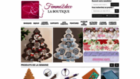 What Femme2deco.com website looked like in 2019 (4 years ago)