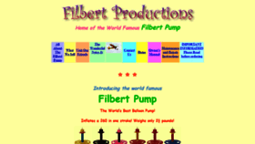 What Filbertpump.com website looked like in 2019 (4 years ago)