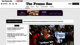 What Fresnobee.com website looked like in 2019 (4 years ago)