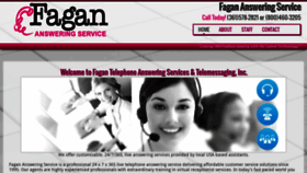 What Fagananswering.com website looked like in 2019 (4 years ago)