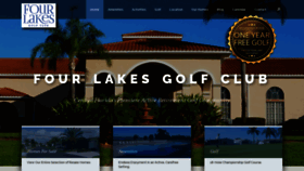 What Fourlakesgolfclub.com website looked like in 2019 (4 years ago)