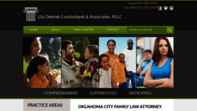 What Familylawyerokc.com website looked like in 2019 (4 years ago)