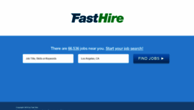 What Fasthire.org website looked like in 2019 (4 years ago)