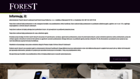 What Forestpolska.com website looked like in 2019 (4 years ago)