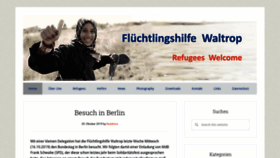 What Fluechtlingshilfe-waltrop.de website looked like in 2019 (4 years ago)