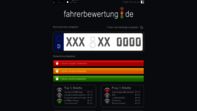 What Fahrerbewertung.de website looked like in 2019 (4 years ago)