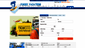 What Fundoovacations.com website looked like in 2019 (4 years ago)