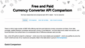 What Freecurrencyconverterapi.com website looked like in 2019 (4 years ago)
