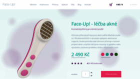 What Face-up.cz website looked like in 2019 (4 years ago)
