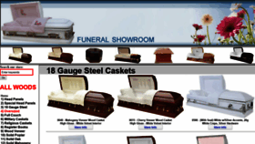 What Funeralshowroom.com website looked like in 2019 (4 years ago)