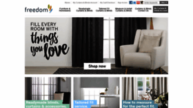 What Freedomcurtainsandblinds.com.au website looked like in 2019 (4 years ago)