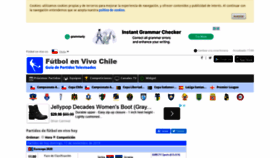 What Futbolenvivochile.com website looked like in 2019 (4 years ago)