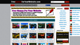 What Freegamesforyourwebsite.com website looked like in 2019 (4 years ago)