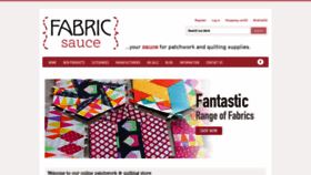 What Fabricsauce.com.au website looked like in 2019 (4 years ago)