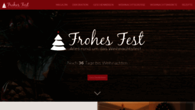 What Frohesfest.net website looked like in 2019 (4 years ago)