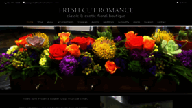What Freshcutromance.com website looked like in 2019 (4 years ago)