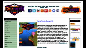 What Familyfriendlygaming.com website looked like in 2019 (4 years ago)