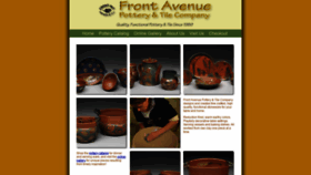 What Frontavenuepotteryandtile.com website looked like in 2019 (4 years ago)