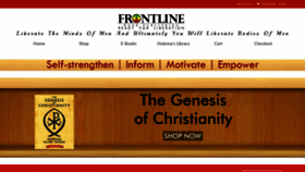 What Frontlinebookpublishing.com website looked like in 2019 (4 years ago)