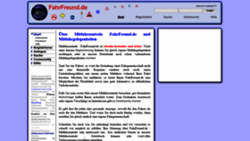 What Fahrfreund.de website looked like in 2019 (4 years ago)