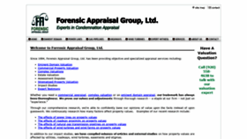 What Forensic-appraisal.com website looked like in 2019 (4 years ago)