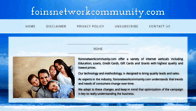 What Foinsnetworkcommunity.com website looked like in 2019 (4 years ago)