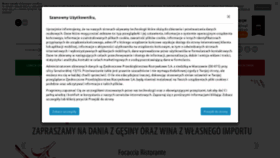 What Focaccia.pl website looked like in 2019 (4 years ago)