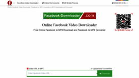 What Facebook-downloader.com website looked like in 2019 (4 years ago)