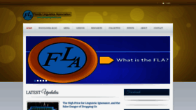 What Floridalinguistics.com website looked like in 2019 (4 years ago)