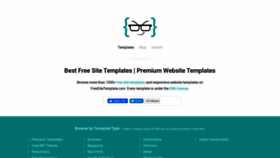 What Freesitetemplate.com website looked like in 2019 (4 years ago)