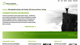 What Frommundfromm.de website looked like in 2019 (4 years ago)