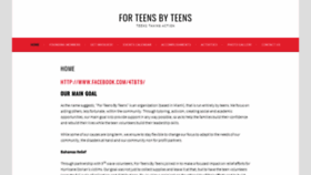 What Forteensbyteens.com website looked like in 2019 (4 years ago)