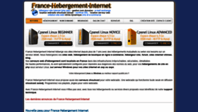 What France-hebergement-internet.com website looked like in 2019 (4 years ago)