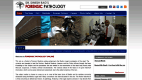 What Forensicpathologyonline.com website looked like in 2019 (4 years ago)