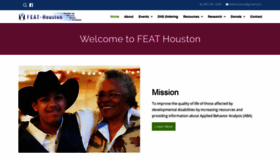 What Feathouston.org website looked like in 2019 (4 years ago)