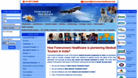 What Forerunnershealthcare.com website looked like in 2019 (4 years ago)