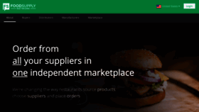 What Foodsupply.co.za website looked like in 2019 (4 years ago)