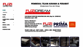 What Fuzidream.com website looked like in 2019 (4 years ago)