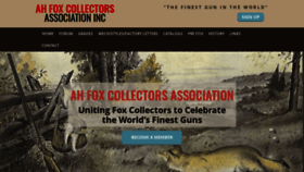 What Foxcollectors.com website looked like in 2019 (4 years ago)