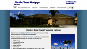 What Floridachoicemortgage.com website looked like in 2019 (4 years ago)