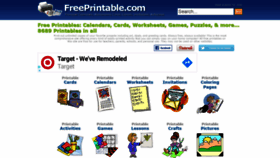 What Freeprintable.com website looked like in 2019 (4 years ago)