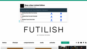 What Futilish.com website looked like in 2019 (4 years ago)
