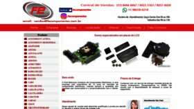 What Fecomponentes.com.br website looked like in 2019 (4 years ago)