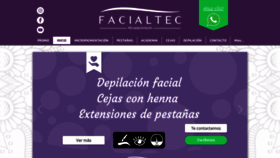 What Facialtec.com website looked like in 2019 (4 years ago)