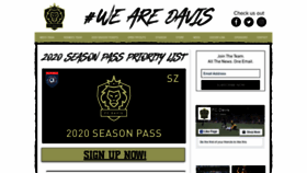 What Footballclubdavis.com website looked like in 2019 (4 years ago)