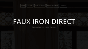 What Fauxirondirect.com website looked like in 2019 (4 years ago)